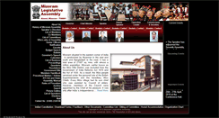 Desktop Screenshot of mizoramassembly.in